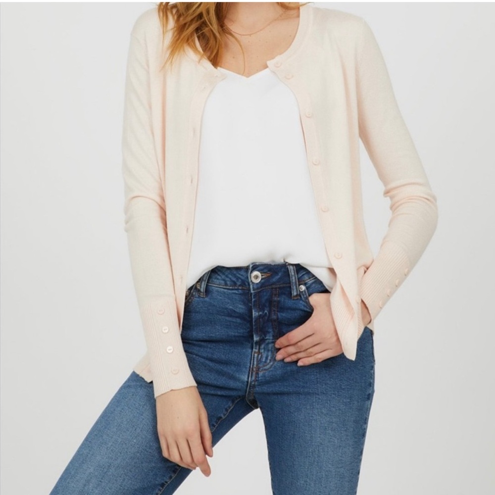Classic Crew Neck Cardigan